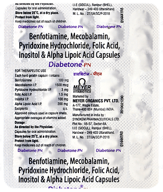 Diabetone Pn Capsule 15