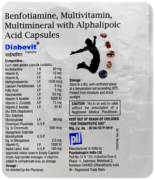 Diabevit Capsule 10