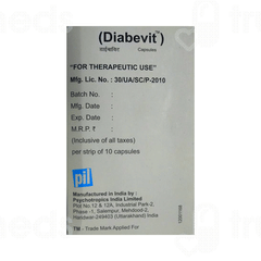 Diabevit Capsule 10 Diabevit Capsule 10