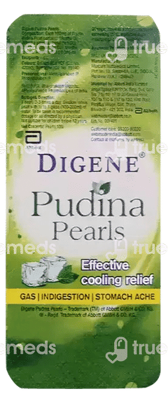 Digene Pudina 300/25/25 MG Capsule 10 Digene Pudina 300/25/25 MG Capsule 10