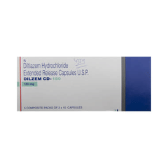 Dilzem Cd 180 Capsule 10 Dilzem Cd 180 Capsule 10