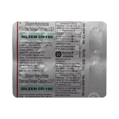 Dilzem Cd 180 Capsule 10 Dilzem Cd 180 Capsule 10