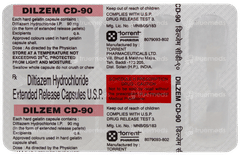 Dilzem Cd 90 Capsule 10 Dilzem Cd 90 Capsule 10