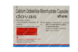 Dovas 500 MG Capsule 10 - Uses, Side Effects, Dosage, Price | Truemeds