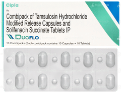 Duoflo Combipack 10 Tablet And 10 Capsule