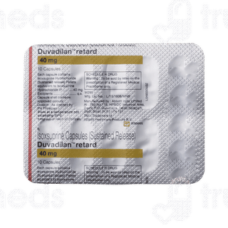 Duvadilan Retard 40mg Capsule 10