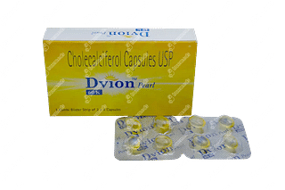 Dvion Pearl 1000 IU Capsule 10