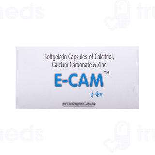 E Cam 500 Mg/0.25mcg/7.5mg Capsule 10