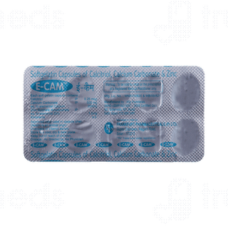E Cam 500 Mg/0.25mcg/7.5mg Capsule 10
