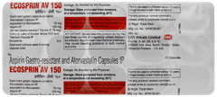 Ecosprin Av 150 Capsule 15 Ecosprin Av 150 Capsule 15