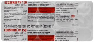 Ecosprin Av 150 Capsule 15