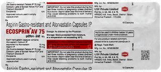 इकोस्प्रिन-अेव्ही 75 कैप्सूल 15