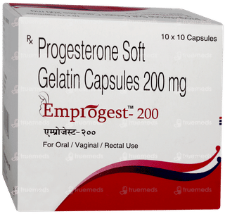 Emprogest 200 Capsule 10