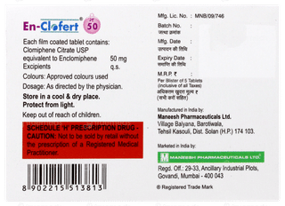 En Clofert 50 Tablet  5