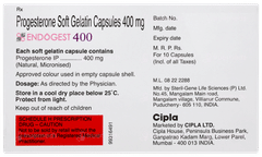 Endogest 400 Capsule 10 Endogest 400 Capsule 10