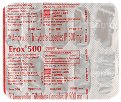 Erox 500 Mg Capsule 10 Erox 500 Mg Capsule 10