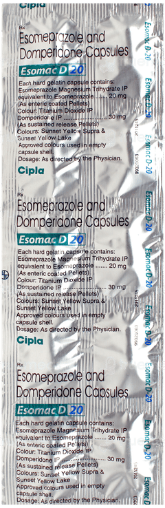 Esomac D 20 Capsule 10 Esomac D 20 Capsule 10