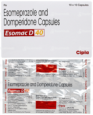 Esomac D 40 Capsule 10