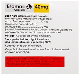 Esomac L 40Mg Capsule 10