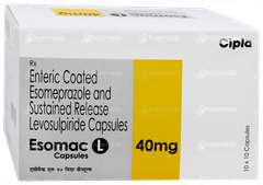 Esomac L 40mg Capsule 10 Esomac L 40mg Capsule 10