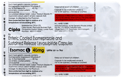 Esomac L 40mg Capsule 10 Esomac L 40mg Capsule 10