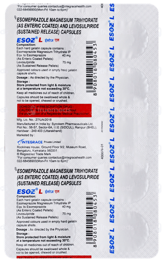 Esoz L Capsule 10