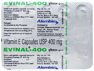 Evinal 400 Capsule 10