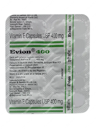 Evion 400 MG Capsule 10