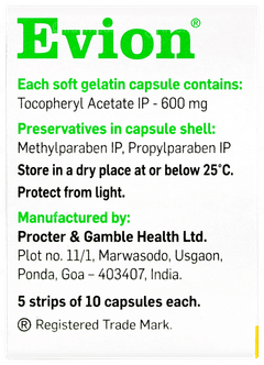 Evion 600 Capsule 10