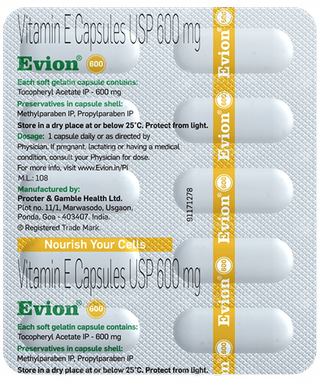Evion 600 Capsule 10