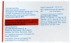 Exelon 1.5 Mg Capsule 14 Exelon 1.5 Mg Capsule 14