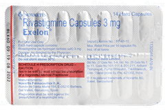 Exelon 1.5 Mg Capsule 14 Exelon 1.5 Mg Capsule 14