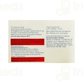 Exelon 4.5 MG Capsule 14