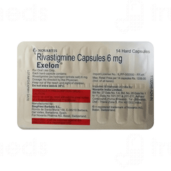 Exelon 6 MG Capsule 14