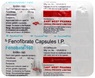 Fenobate 160 Capsule 10