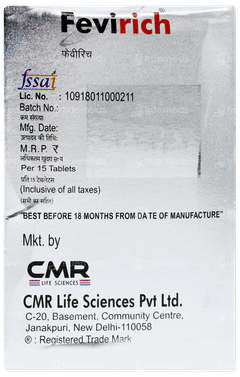Fevirich Tablet 15 Fevirich Tablet 15