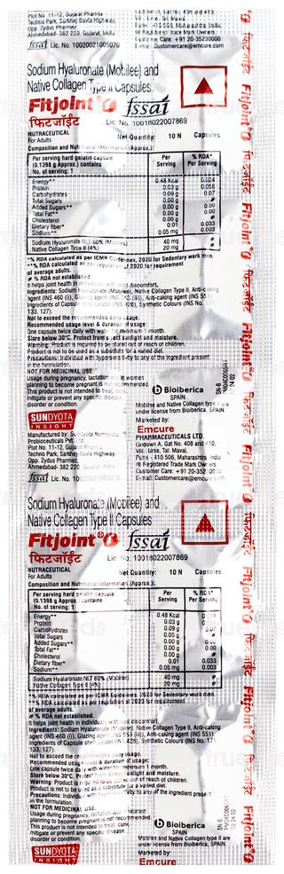 Fitjoint Capsule 10