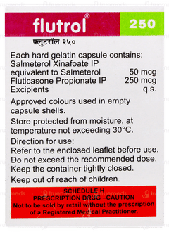 Flutrol 250 Capsule 30