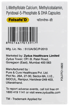 Folsafe D Capsule 10