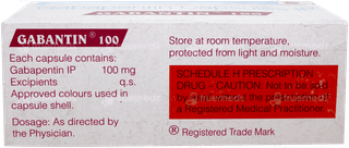 Gabantin 100 Capsule 10