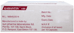 Gabantin 100 Capsule 10