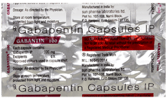Gabantin 100 Capsule 10