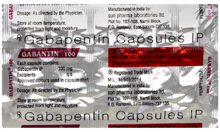 Gabantin 100 Capsule 10