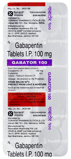 Gabator 100 Tablet 10