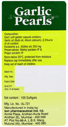 Garlic Pearls Capsule 100