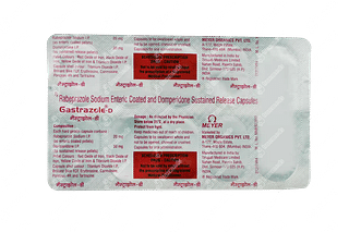 Gastrazole D 30/20 MG Capsule Sr 10