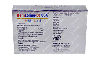 Gemsoline D3 60000 IU Capsule 4