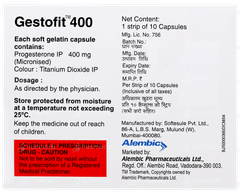 Gestofit 400 Capsule 10 Gestofit 400 Capsule 10
