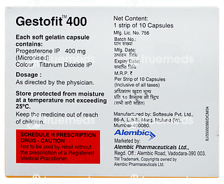 Gestofit 400 Capsule 10