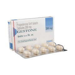 Gestone 200mg Capsule 10 Gestone 200mg Capsule 10